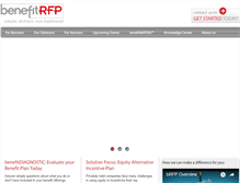 Tablet Screenshot of benefitrfp.com